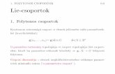 1. FOLYTONOS CSOPORTOK 0-0 Lie- bantay/csopelm_lie.pdf 1. FOLYTONOS CSOPORTOK 0-0 Lie-csoportok 1. olytonosF