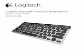 Logitech® Bluetooth® Illuminated Keyboard K811 for Mac, iPad, … › assets › 45927 › 5 › illuminated... · 2013-10-15 · Mac OS® X: a. Go to System Preferences > Bluetooth.