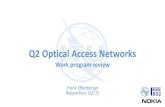 Q2 Optical Access Networks - ITU€¦ · ITU and IEEE PON standards history 2000 2005 2010 2015 2020 A/B-PON 622M/155M G.983.x ITU IEEE E-PON 1G/1G 802.3ah 2025 XGS-PON 10G/10G G.9807.x