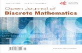 9772161763001 01 - Scientific Research Publishing · Open Journal of Discrete Mathematics (OJDM) Journal Information . SUBSCRIPTIONS . The Open Journal of Discrete Mathematics (Online
