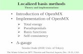 Introduction of OpenMX Implementation of OpenMXt-ozaki.issp.u-tokyo.ac.jp/winter-school16/3-Localized... · 2016-12-17 · Localized basis methods Theory and implementations • Introduction