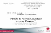 Private and Public Practice Across Europe · “Public & Private practice across Europe“ Gonzalo Barón-Esquivias MD, PhD, FESC Chair of Council for Cardiology Practice Thessaloniki,