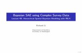 Bayesian SAE using Complex Survey DataSpatial smoothing: read map To perform spatial smoothing using ICAR, we rst need to construct an adjacency matrix where each row and column is