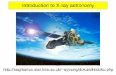 Introduction to X-ray astronomy - Astrophysics · X-ray CCDs • Energy of single X-ray sufficient to release many electrons in pixel • Charge on a pixel when read out gives energy