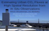 Estimating Urban CO2 Fluxes at High Spatial Thank you! Title PowerPoint Presentation Author Alexis Shusterman