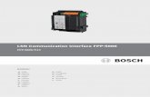 Bosch Sicherheitssysteme GmbH Installation ... LSN Communication Interface FPP-5000 FPP-5000-TI13 Installation