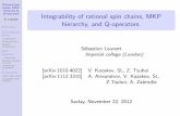 Integrability of rational spin chains, MKP hierarchy, and ...sleurent/talks/2012_Saclay.pdf · solving the Bethe Equation(s). Rational spin chains, MKP-hierarchy & Q-operators S.