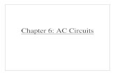 Chapter 6: AC ultrasound/ AC Circuits lA stable, linear circuit operating in the steady state with sinusoidal