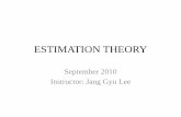 ESTIMATION THEORY - ocw.snu.ac.krocw.snu.ac.kr/sites/default/files/NOTE/7068.pdf · Estimation Theory (10_2) 16. 1 Consider the following time-invariant system and the deterministic