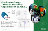 Continuous-Energy TSUNAMI Sensitivity Capabilities in SCALE 621 Continuous-Energy TSUNAMI Sensitivity Capabilities in SCALE 6.2 •In practice, the IFP method can require storing reaction
