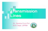Transmission Lines - Engineeringece.uprm.edu/~pol/pdf/4transmissionLines.pdf · Common Transmission Lines R, L, G, and C depend on the particular transmission line structure and the