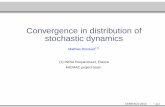 Convergence in distribution of stochastic dynamicscermics.enpc.fr/~lelievre/CEMRACS/slides/Rousset.pdf · Consider a stochastic dynamical model in the form t→ (Xε t,E ε t), where
