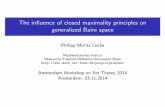 The influence of closed maximality principles on ...Introduction 1 1-subsets of generalized Baire spaces The following folklore result shows that the class of 1 1-sets contains many