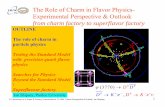The Role of Charm in Flavor Physics- Experimental Perspective & … · 2006-03-16 · 2nd Workshop on a Super B Factory Frascati March 17 2006 Charm Perspective & Outlook Ian Shipsey
