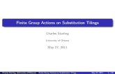 Finite Group Actions on Substitution Tilingscstar/cosyPrintable.pdfFinite Group Actions on Substitution Tilings Charles Starling University of Ottawa May 27, 2011 ... !can be applied