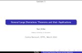 General Large Deviations Theorems and their Applications · PDF file Yuri Kifer General Large Deviations Theorems and their Applications. A general theorem on large deviations Theorem