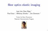 ber optics elastic imaging · 2019-08-31 · 1 ber optics elastic imaging Ivan Lim Chen Ning 1 Paul Sava 1, Whitney Schultz 2, Jim Simmons 1Center for Wave Phenomena 2Reservoir Characterization