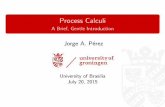 Process Calculi - A Brief, Gentle Introduction ayala/EVENTS/  · PDF file Informal Introduction The ˇ-calculus, formally Jorge A. P erez (Groningen) An Introduction to Process Calculi