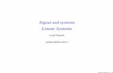 Signal and systems - DISI, University of Trentodisi.unitn.it/~palopoli/courses/SS/SSlect6.pdf · Fourier Series • We have see that is a signal is periodic, it can be conveniently