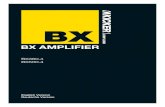 BX - Rgsound Online Store · BX AMPLIFIERS 5 OPERATION Input Level: The RCA inputs on KICKER BX amplifiers are capable of receiving a Low-level signal from your source unit. If the