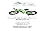 Bintelli M2 Electric Bicycle · Bintelli M2 Electric Bicycle Parts Manual 620 Dobbin Road Charleston, SC 29414 (843)531-6833