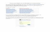 Συνοπτικές οδηγίες για την διαχείριση wordpress blog · 2016-09-12 · Συνοπτικές οδηγίες για την διαχείριση wordpress