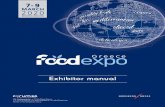 MARCH 2020 - Foodexpo · Along with the Note, each exhibitor receives the Exhibitor Free Passes. • Bare space type of stand will be released to exhibitors on Tuesday, March 3, at