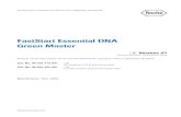 FastStart Essential DNA Green Master · FastStart Essential DNA Green Master is a ready-to-use reaction mix designed specifically for applying the SYBR Green I detection format in