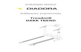 Treadmill DARK TREND - Diadora Fitness · o l n t r io n c o s e t low high 8 7 6 2 3 4 5 1 - + Βήµα 3 – Συναρµολόγηση καλωδίου αντίστασης Πριν