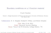 Prachi Parashar - Texas A&M Universityfulling/qvac12/QV-2012-prachi.pdf · Prachi Parashar (University of Oklahoma) Boundary conditions on a δ-function material QV: May 17, 2012