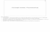 Concept review: Fluorescencecampbell/resources/2012_Concept...This process distinguishes ﬂuorescence from chemi- or bioluminescence, in which the excited state is populated by a