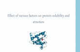Effect of various factors on protein solubility and structurefac.ksu.edu.sa/sites/default/files/lab3_15.pdf · 2020-02-10 · Denatured proteins lose their 3D structure and therefore