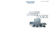 Matrix System650EX - Panasonic...Matrix System 650EX. Enhancing Large-System Surveillance. Up to 512 cameras and 64 monitors, plus up to 64-domain Satellite capability The new Panasonic