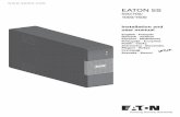 Eaton 5S UPS Installation and Operation Manual · 2 614-06822-00 2 5 4 3 1 EATON 5S Packaging Caution! EN • Before installing the Eaton 5S, read the booklet 3 containing the safety