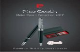 Metal Pens - Collection 2017 - Cardin-2017_internet.pdf · PDF file 2019-02-12 · και ως σχεδιαστής στη βιομηχανία αυτοκινήτων και αεροσκαφών.