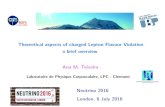 Theoretical aspects of charged Lepton Flavour ... Theoretical aspects of charged Lepton Flavour Violation