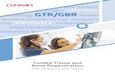 Guided Tissue and Bone Regeneration - curasan · PDF file Guided tissue regeneration Non-resorbable membranes and foils Tefguide®, Ti-Foil Resorbable membranes Epi-Guide®, CollaGuide
