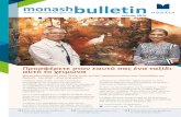monashbulletin€¦ · monashbulletin Ιούνιος 2016 Σ2 Μια νέα δημοτική σύμβουλος δημιουργεί ιστορία Σ3 Ενημέρωση των ...