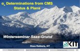 α Determinations from CMSrabbertz/Office/... · Klaus Rabbertz Saas-Grund, Schweiz, 07.01.2016 Winterseminar 2 From LHC to FCC-ee Talk given at Workshop on “High-precision α s