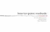 Interior-point methodsggordon/10725-F12/slides/24-interior.pdf · Geoff Gordon—10-725 Optimization—Fall 2012 Example 7 576 11 Interior-point methods PSfrag replacements Newton