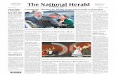 The National Herald€¦ · VOL. 10, ISSUE 473 $1.00 GREECE: 1.75 EURO c v To subscribe call: 718.784.5255 e-mail: subscriptions@thenationalherald.com Bringing the news to generations