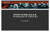 DIDASKALIA Volume 9 (2012) · PDF file DIDASKALIA 9 (2012) ii !! DIDASKALIA VOLUME 9 (2012) TABLE OF CONTENTS 9.01 Risk-taking and Transgression: Aristophanes' Lysistrata Today Michael