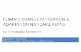 CLIMATE CHANGE MITIGATION & ADAPTATION NATIONAL PLANS · 5/2/2018  · National Plan . The implementation of the Strategy aims at enhancing Cyprus' capacity to adapt to observed and