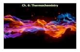 Ch. 6: Thermochemistry - Ms. · PDF file Ch. 6: Thermochemistry Enthalpy Enthalpy • Enthalpy of formation ΔH f ... 2 = 33.85 kJ/mol . Ex/1 • 3rd: Solve for ΔH f 0 products +