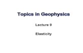 Lecture 9 Elasticity - Indian Institute of Scienceceas.iisc.ac.in/~aghosh/Teaching/Lecture9_elasticity.pdf · Lecture 9 Elasticity • Einstein summation convention: repetition of