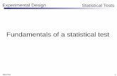 Fundamentals of a statistical test - FCUP · 2.5% upper and lower tails of the distribution = 0.05) Build an histogram of frequencies (using a scale ranging from -3.5 to 3.5 with