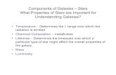Components of Galaxies – Stars What Properties of Stars ... richard/ASTRO620/stars-pp.pdf · PDF file Different Mass Stars Follow Different Tracks Along this Diagram • 10 M Solar
