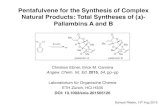 Pentafulvene for the Synthesis of Complex Natural Products ...renaud.dcb.unibe.ch/journal-club/journal-club-2015/p2015_18-pallam… · Pentafulvene for the Synthesis of Complex Natural