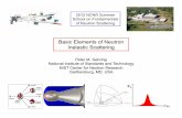 Basic Elements of Neutron Inelastic Scattering · Neutron scattering experiments measure the flux Φ s of neutrons scattered by a sample into a detector as a function of the change