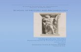SCHOOL OF HISTORY AND ARCHAEOLOGY · 2019-10-16 · SCHOOL OF HISTORY AND ARCHAEOLOGY, AUTh ----- UNDERGRADUATE STUDIES: REQUIREMENTS & COURSE CATALOGUE 2018-2019 2 TABLE OF CONTENTS